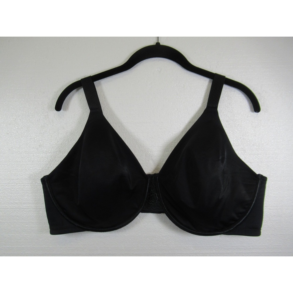 Vanity Fair Minimizer Bra 44DD Black Underwire Beauty Back 76080